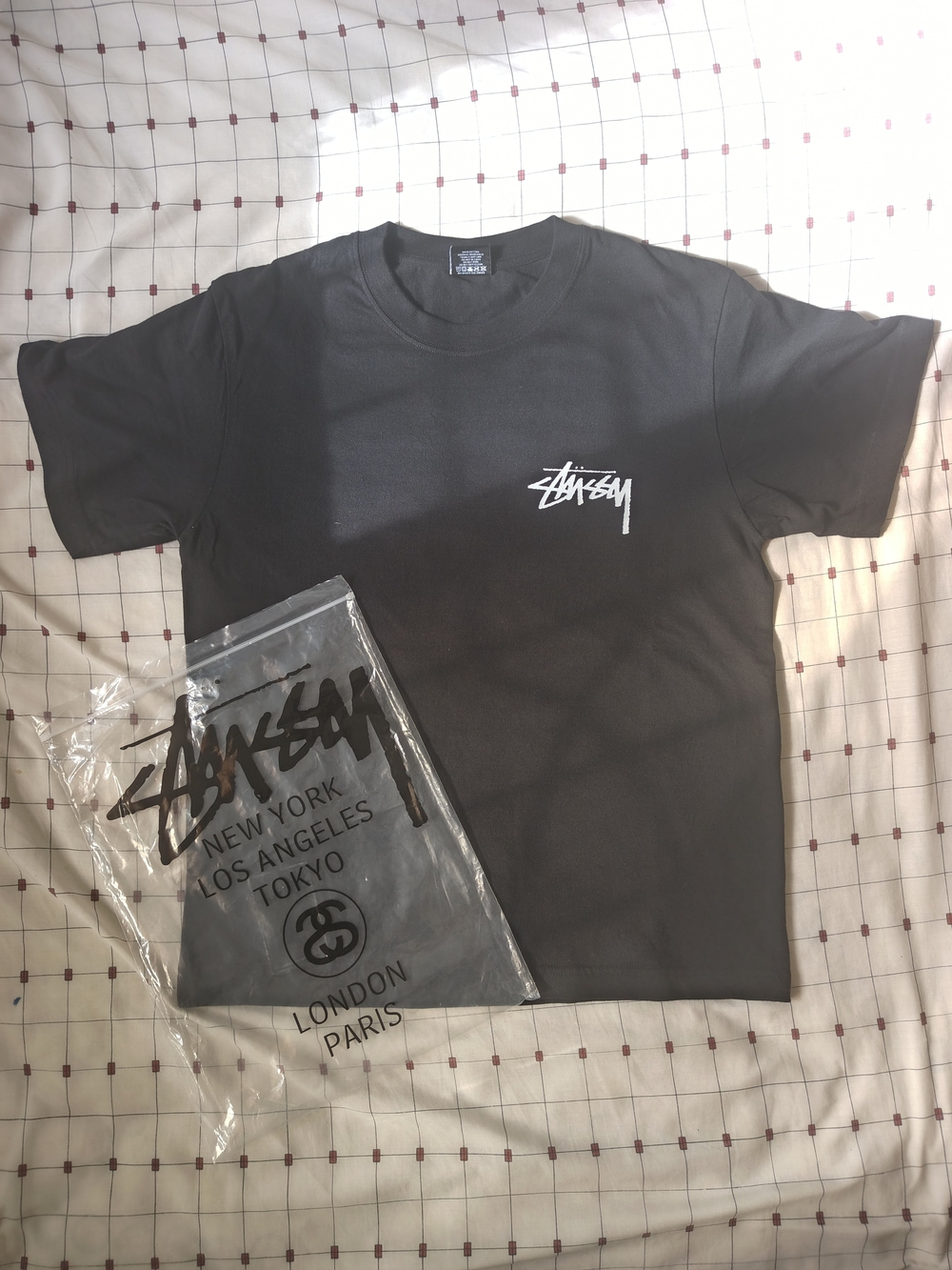 Stüssy Withered Flower Black Tee